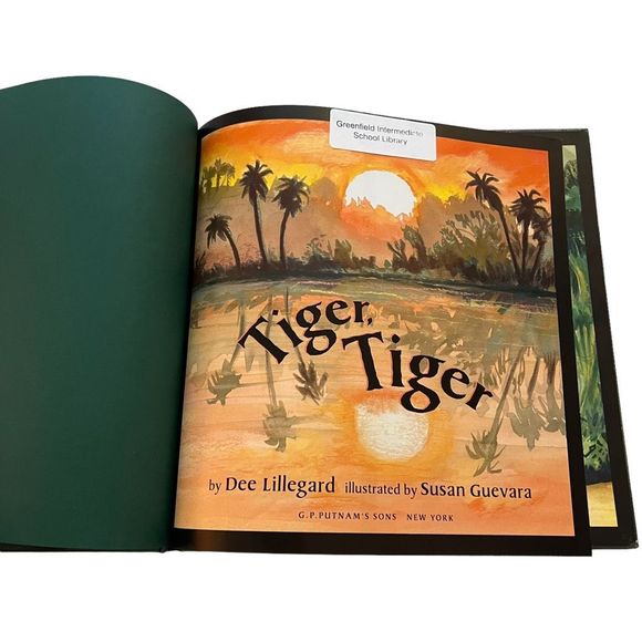 Tiger, Tiger Hardcover Picture Book‎ By Dee Lillegard & Susan Guevara - Picture 2 of 5